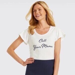 Draper James Call Your Mama T-Shirt - sz XS